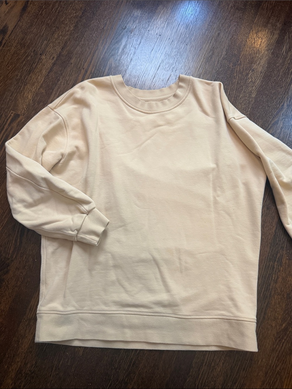 Lululemon perfectly oversized sweatshirt in prosecco sz 6